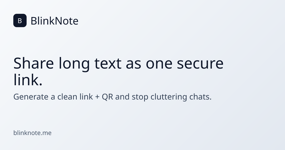 Blinknote screenshot 1